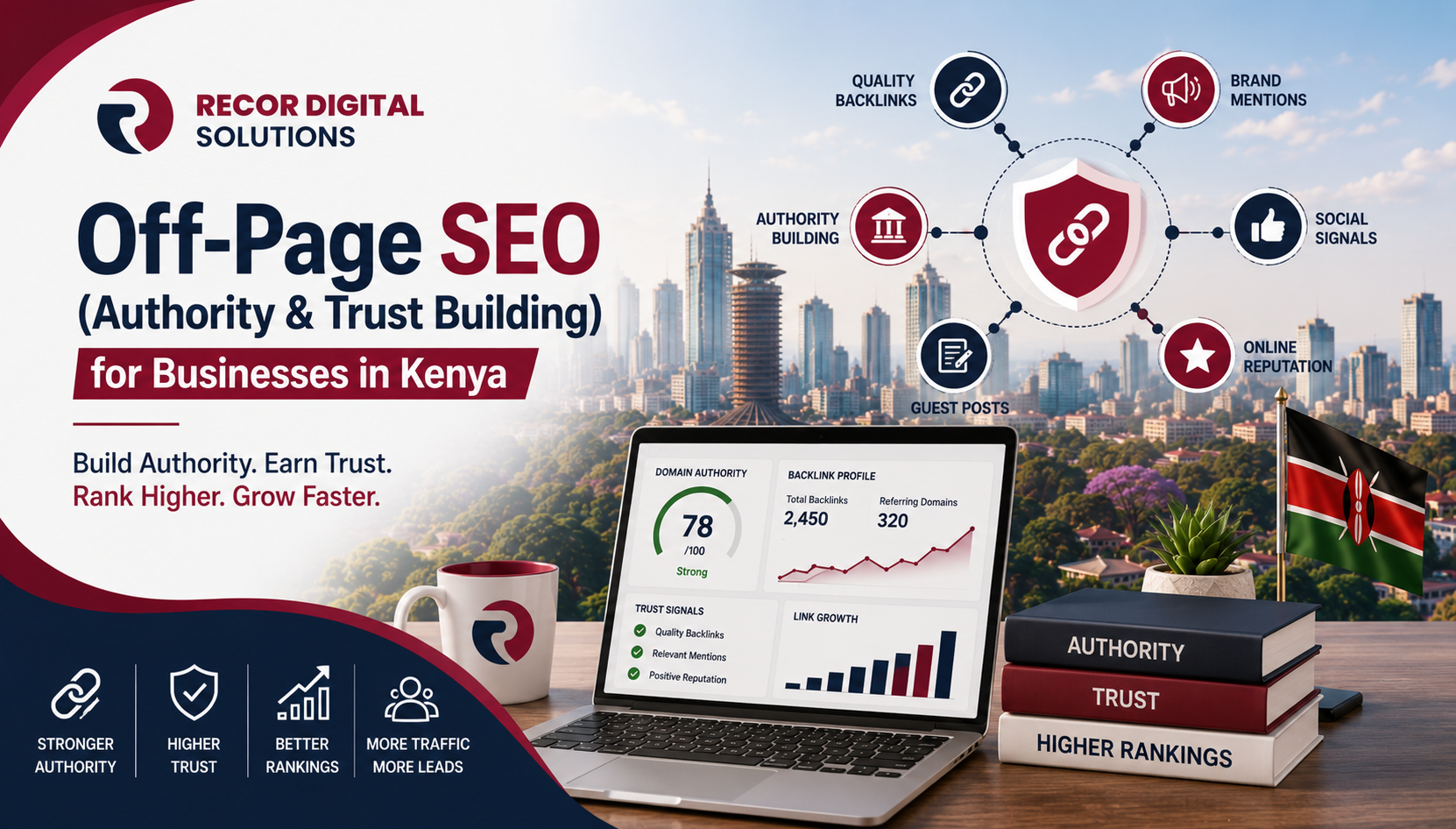 Off-Page SEO (Authority & Trust Building) for Businesses in Kenya